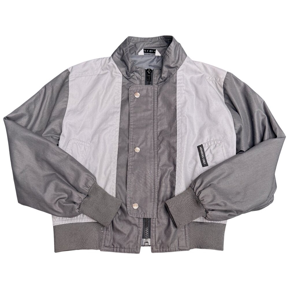 MEMBER'S ONLY Boys' Vintage EUC Iconic‎ Racer Bomber Jacket | Size "8"